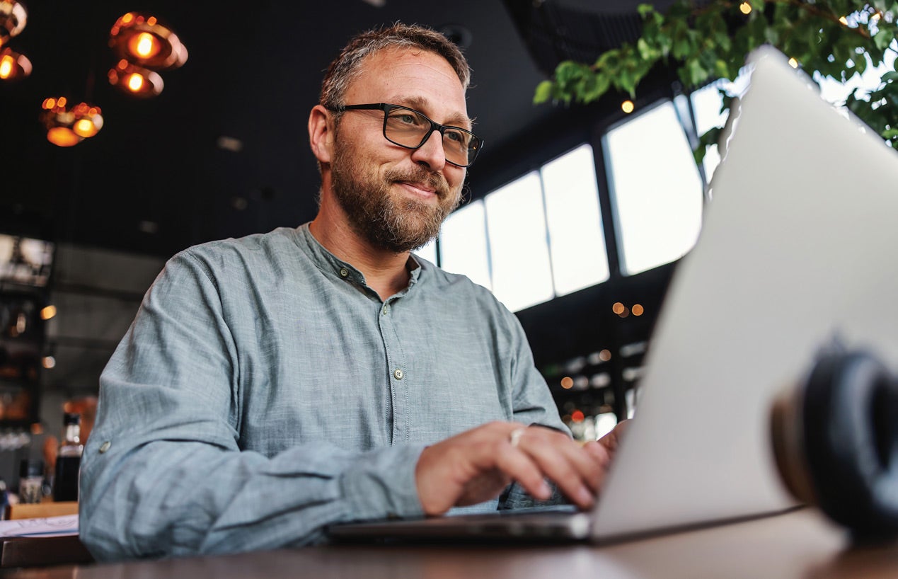 Man on laptop